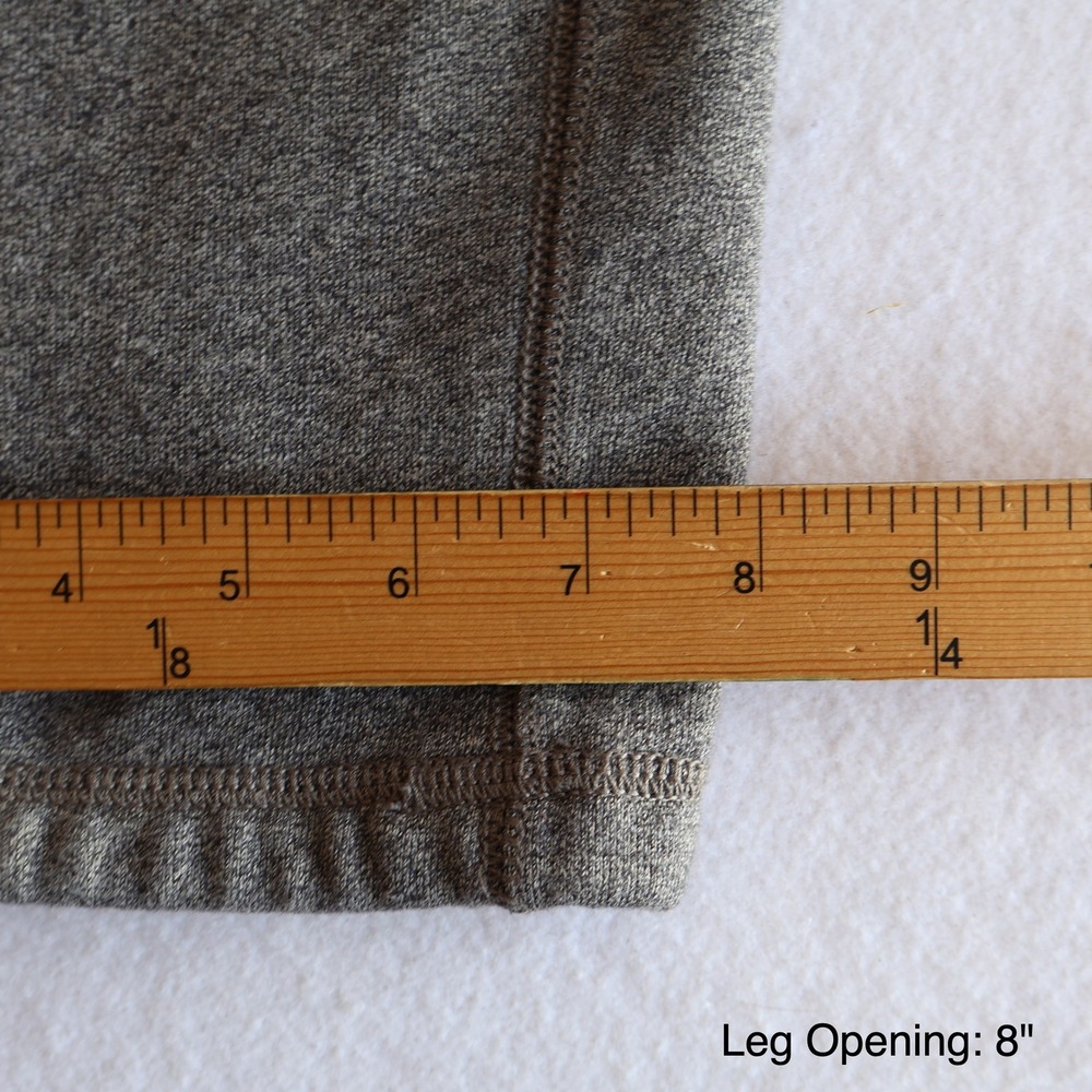 Polo Ralph Lauren Mens Fleece Sweatpants Size M Gray Drawstring Hem Pants - Picture 6 of 11